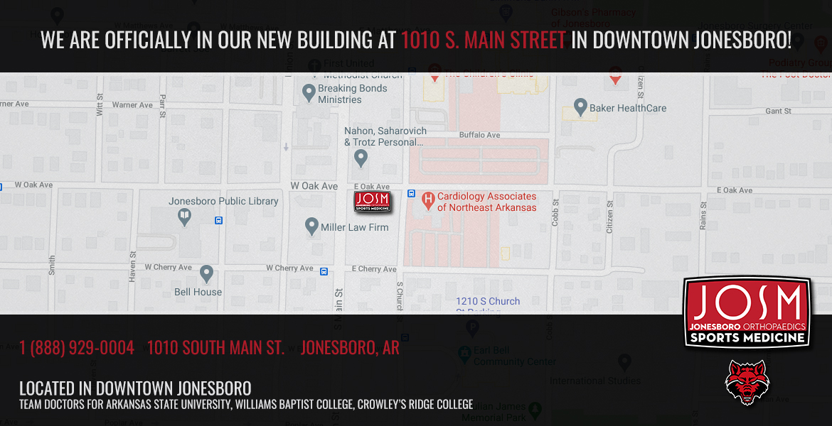 We are officially in our new building at 1010 S. Main Street in downtown Jonesboro!
